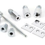 polished chrome secure stops (pack of 4)