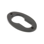 aged bronze oval euro escutcheon