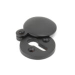 aged bronze 30mm round escutcheon