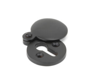 aged bronze 30mm round escutcheon