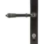 aged bronze reeded slimline lever espag. lock set