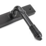 aged bronze reeded slimline lever espag. lock set