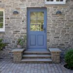 aged bronze reeded slimline lever espag. lock set