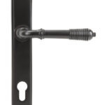 aged bronze reeded slimline lever espag. lock set