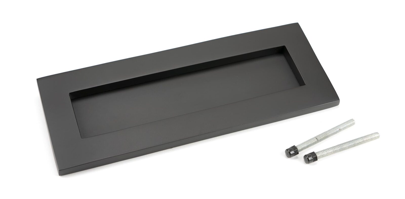 aged bronze small letter plate