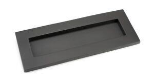 aged bronze small letter plate