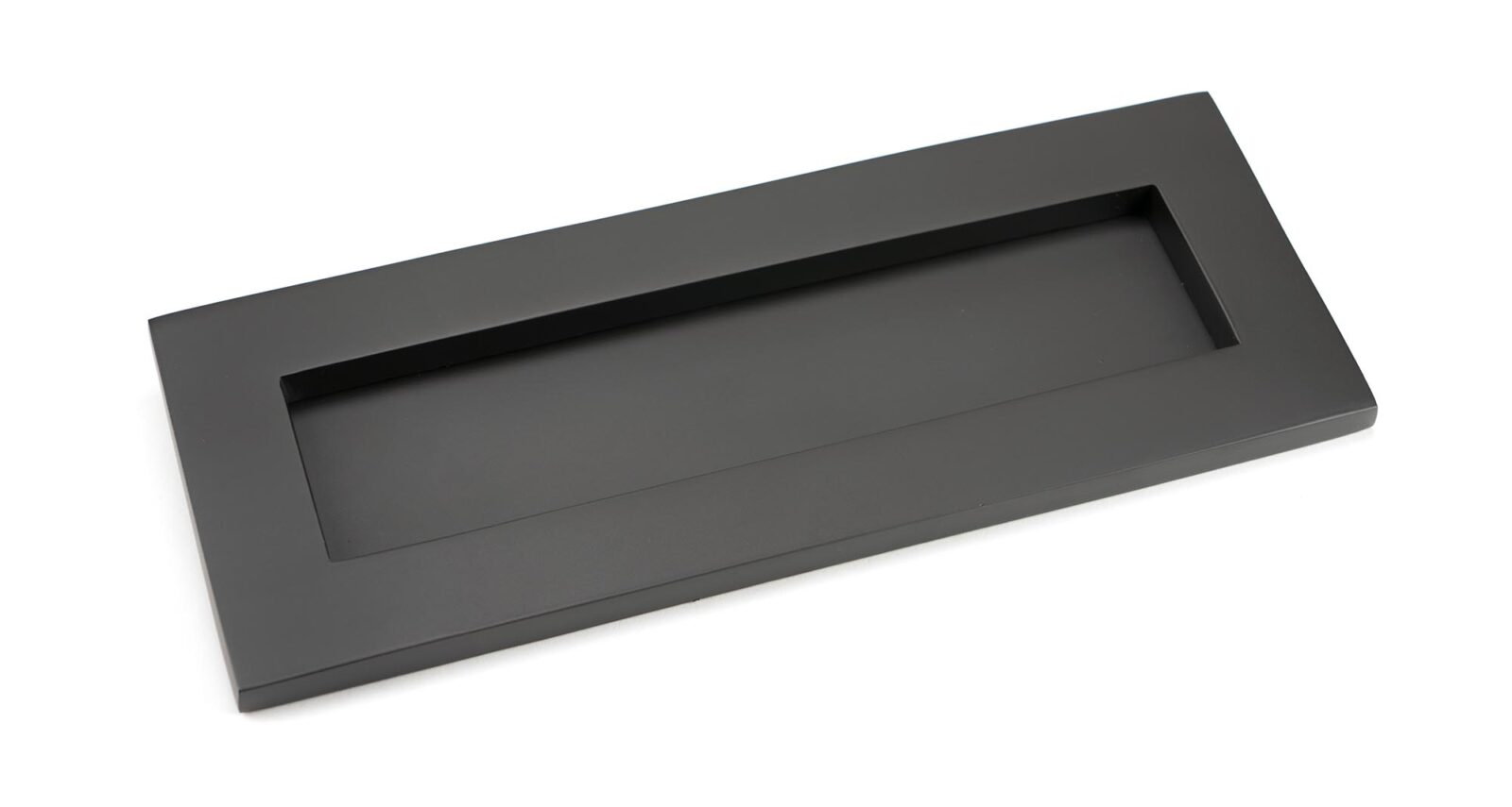 aged bronze small letter plate