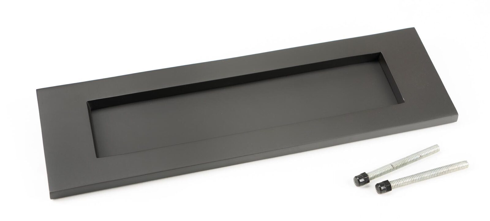 aged bronze large letter plate