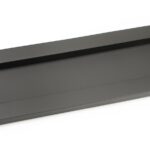 aged bronze large letter plate