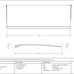 aged bronze large letter plate cover