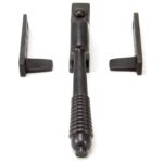 aged bronze night vent locking reeded fastener