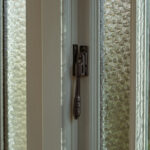 aged bronze night vent locking reeded fastener