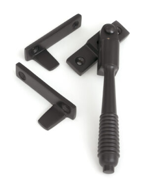 aged bronze night vent locking reeded fastener
