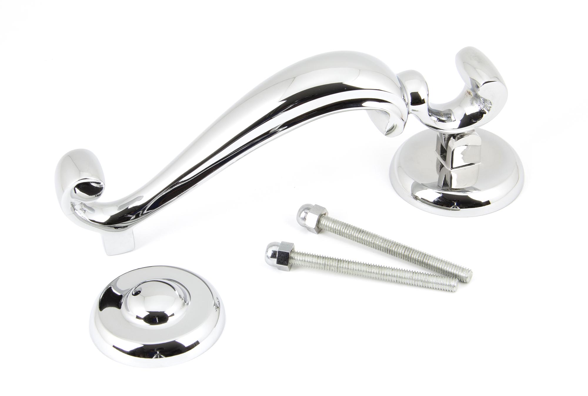 polished chrome doctors door knocker