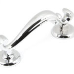 polished chrome doctors door knocker