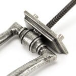 pewter slimline art deco door knocker