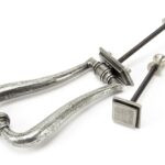 pewter slimline art deco door knocker