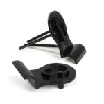 black 50mm euro door pull (back to back fixings)