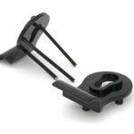 black 50mm euro door pull (back to back fixings)