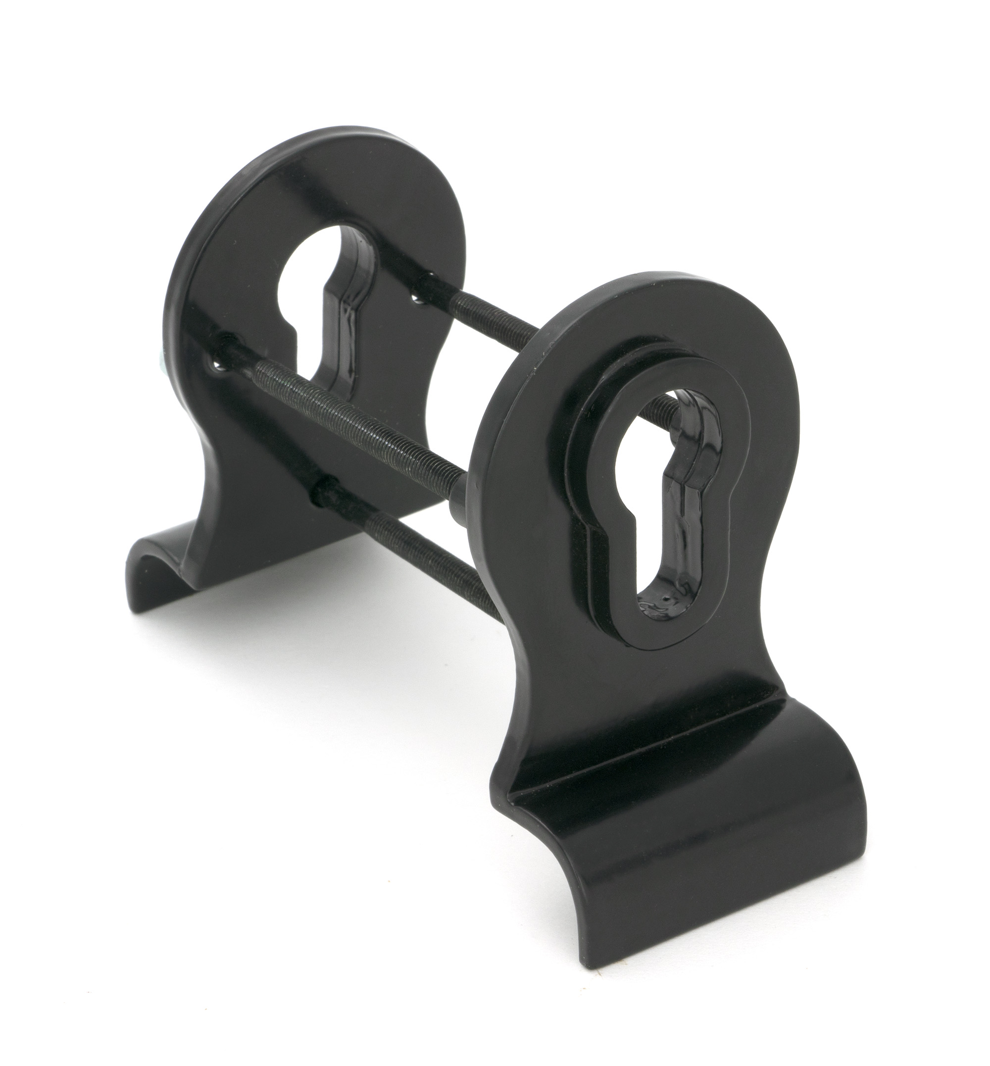 black 50mm euro door pull (back to back fixings)