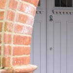 pewter 50mm euro door pull (back to back fixings)