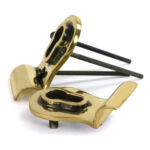 aged brass 50mm euro door pull (back to back fixings)