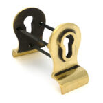aged brass 50mm euro door pull (back to back fixings)