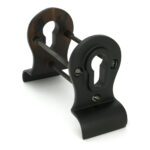 aged bronze 50mm euro door pull (back to back fixings)