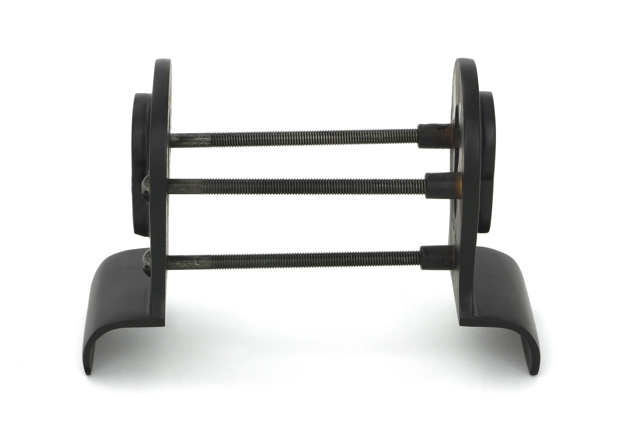 aged bronze 50mm euro door pull (back to back fixings)