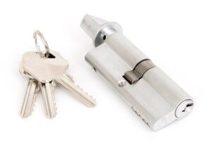 satin chrome 40/40 cylinder/thumbturn