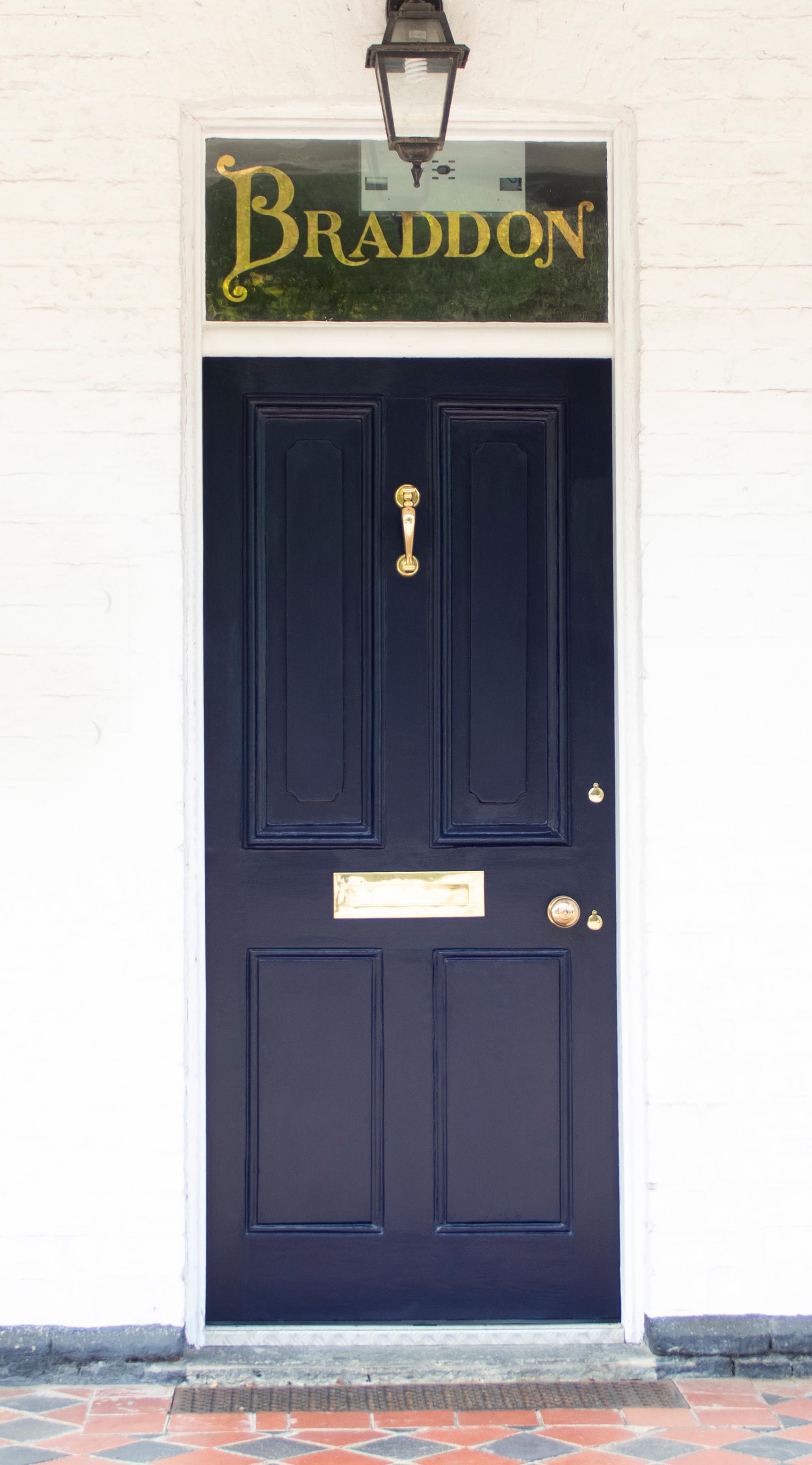 polished brass doctors door knocker