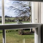 polished chrome key flush sash stop