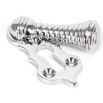 polished chrome beehive escutcheon