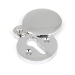 polished chrome 30mm round escutcheon