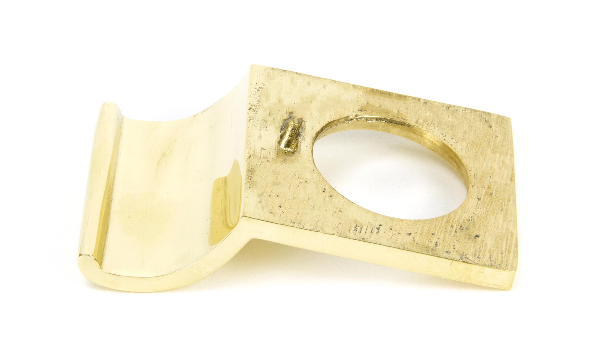 polished brass rim cylinder pull