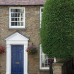 polished brass rim cylinder pull