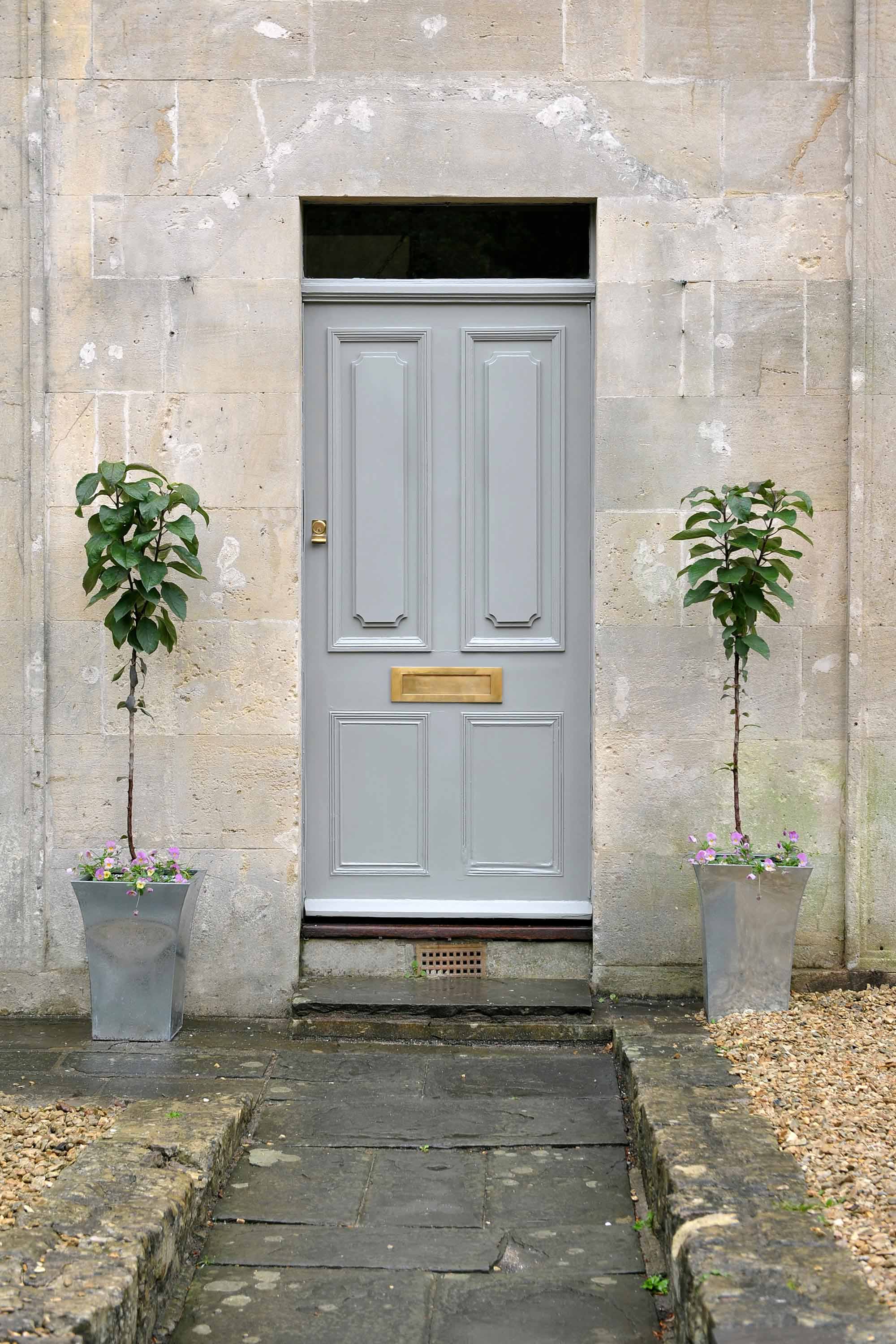 polished brass rim cylinder pull