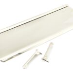 polished nickel large letter plate cover