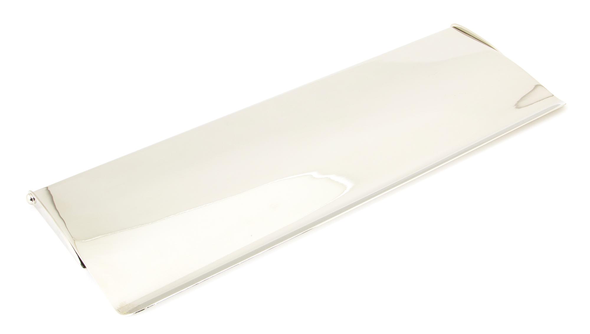 polished nickel large letter plate cover