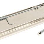 polished nickel small letter plate