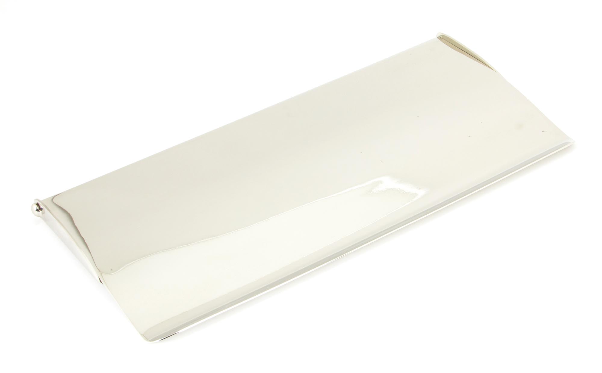 polished nickel small letter plate cover