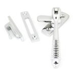 polished chrome locking reeded fastener