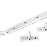 polished chrome 8" reeded stay