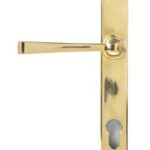 aged brass avon slimline lever espag. lock set