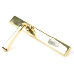 aged brass avon slimline lever espag. lock set