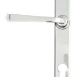 polished chrome avon slimline lever espag. lock set