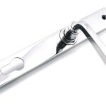 polished chrome avon slimline lever espag. lock set