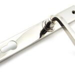 polished nickel avon slimline lever espag. lock set