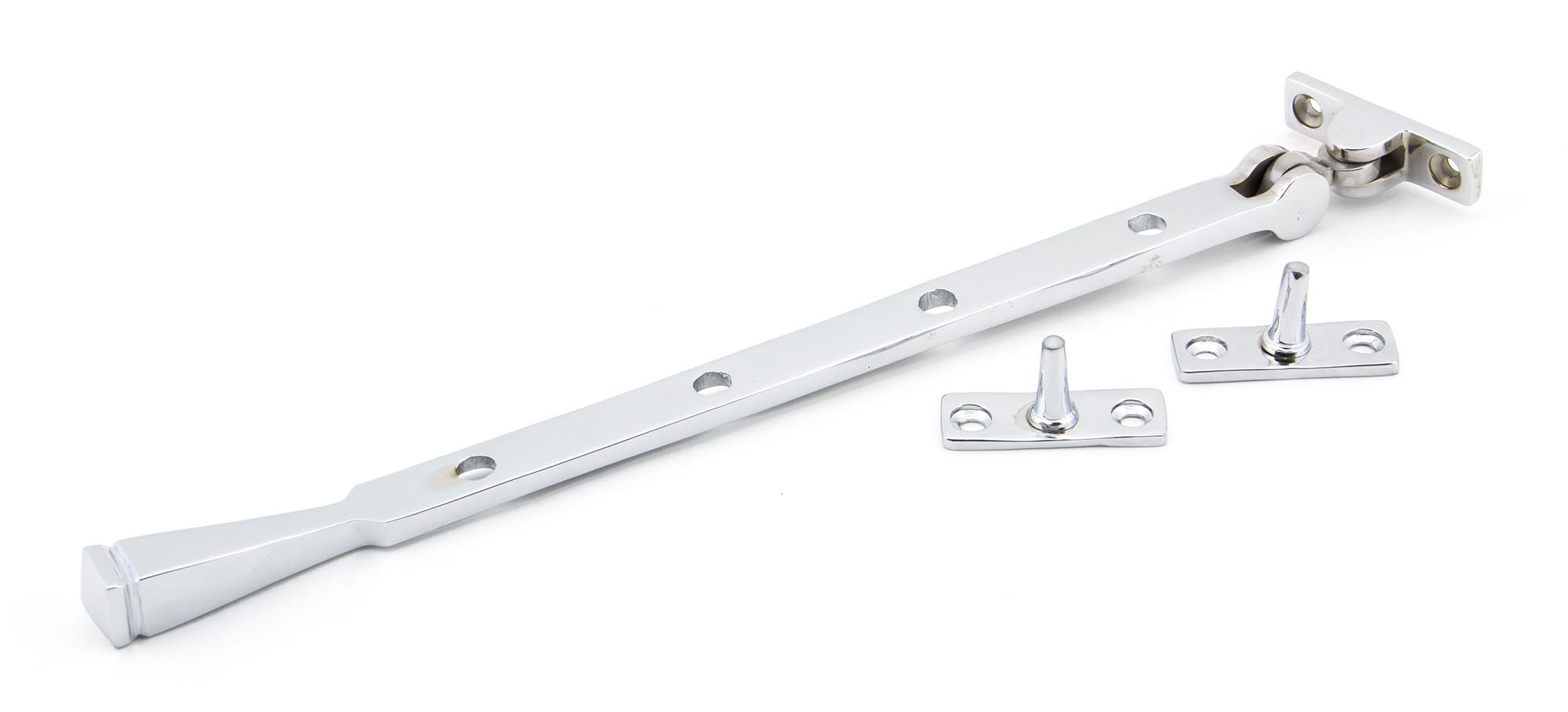 polished chrome 12" avon stay