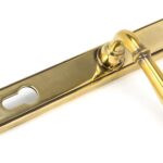 aged brass newbury slimline lever espag. lock set